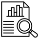 Bookkeeping and payroll report icon